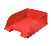 Leitz Corbeille à courrier Plus Jumbo A4 Polystyrène Rouge/Noir