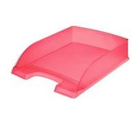 leitz leitz corbeille à courrier plus standard, a4, rouge givré noir Noir G