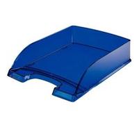 leitz leitz corbeille à courrier plus transparent, a4, bleu foncé noir Noir G