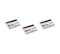 LEITZ Lot de 3 Boites de 1000 Agrafes N° 8 (6/4-21/4 mm) Galvanisées