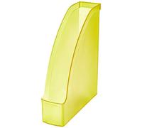 Leitz Lot de 6 porte-revues format A4 pour utilisation en format portrait et paysage, jaune, série Plus, 24760010