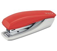 Leitz Mini agrafeuse NeXXt Recycle - 10 feuilles, ôte-agrafes intégré, rouge