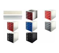 Leitz Module de classement PS - 5 tiroirs - gris-clair/noir