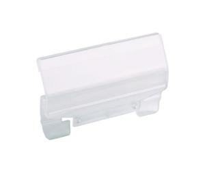LEITZ onglets transparents, PP, (l)60 x (h)33 mm, transparent