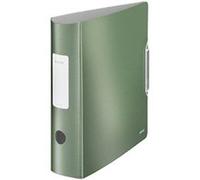 Leitz ordner active style, 180 grad, 80 mm, seladon-grn din a4, runder rcken, aus pp, gebrstete oberflche, innen silber, mit au G