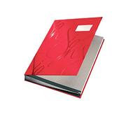 Leitz Parapheur Design avec 18 Onglets Cartonnés, A4, Rouge, 57450025