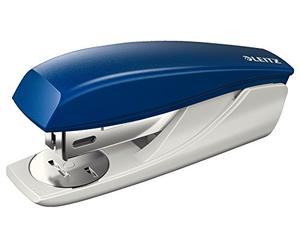 Leitz Petite Agrafeuse de Bureau, Capacité 25 Feuilles, Bleu, Boîtier Ergonomique, Agrafes Incluses, Gamme NeXXt, 55016035