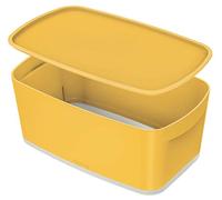 Leitz Petite Boîte de Rangement avec Couvercle MyBox, Cosy, Jaune, 52630019