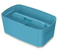 Leitz Petite Boîte de Rangement avec Couvercle MyBox & Organiseur avec Poignée, Cosy, Bleu, 52634061