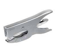 Leitz Pince Agrafeuse - Agrafes 24/6 et 24/8 - Capacité 40 feuilles - Argent