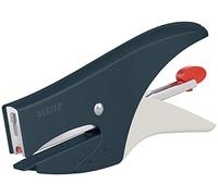 Leitz Pince Agrafeuse, Capacité 15 Feuilles, Chargement par l'Arrière, Pack d'Agrafes P1 (N°8) Inclus, Gris, 56440089