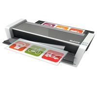 Leitz, Plastifieuse de documents ILAM A3 Touch, 250µ, Blanc/Gris, 74744000