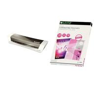 Leitz plastifieuse Home Office A4, 125µ, gris foncé métallisé