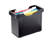 Leitz Plus Bac de rangement pour dossiers suspendus Noir Format A4