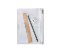 Pochette à fermeture zip, A5, PVC, grainé