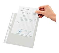 Leitz Pochette Perforée Standard A5 Pp Lisse 0,08 Mm Pack De 100