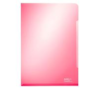 LEITZ Pochette transparente Super Premium A4 PVC rouge 0,15 mm 100 pochettes