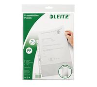 Leitz pochettes a4 standard, plastique, pP, grainé, incolore lot de 25