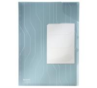 Leitz Chemise trieur CombiFile A4 PP 200 microns bleu translucide - lot de 3