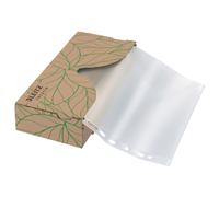 Pochettes perforées Leitz Recycle A4 polypropylène grainé 7/100e - Boîte de 40