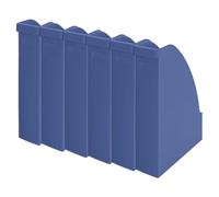LEITZ - Porte-revues A4, 100% Recyclable, Compensé en CO2 & Certifié Blue Angel, Gamme Recycle, coloris Bleu, 24765030