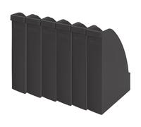 LEITZ - Porte-revues A4, 100% Recyclable, Compensé en CO2 & Certifié Blue Angel, Gamme Recycle, coloris Noir, 24765095