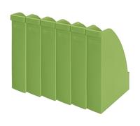LEITZ - Porte-revues A4, 100% Recyclable, Compensé en CO2 & Certifié Blue Angel, Gamme Recycle, coloris Vert, 24765050