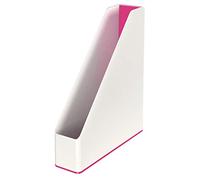 Leitz Porte-Revues, A4, Blanc/Rose Métallisé, WOW Dual, 53621023