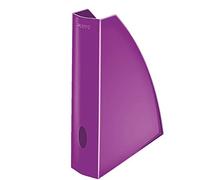 Leitz Porte-revues Wow A4 - L7,5 x H31,2 x P25,8 cm - Violet
