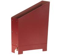 Leitz Porte-Revues avec Dos 80 mm, A4, Carton, Emballé à plat, Rouge, 24230025