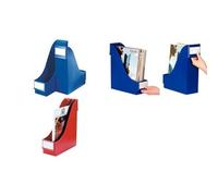 LEITZ porte-revues extra large,format A4,en polystyrene,bleu