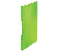 Leitz - Porte-Vues A4, 40 Pochettes Transparentes, 80 Vues, Organisation et Présentation de Documents, Couverture Souple Polypropylène Durable, Usage Bureau Maison École, Vert WOW, 46320023