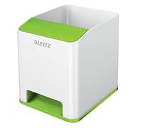 Leitz Pot à Crayons, Amplificateur de Son, WOW, Blanc/Vert, 53631054