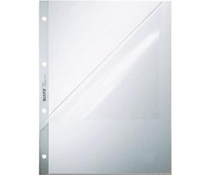 Leitz protège-documents avec rabat en haut ouvert lochseite/4784-00-03 plastifiées a4-polypropylène 130 microns