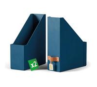 Porte-revues Puro, A4, carton, set de 2, bleu nuit
