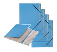 Leitz Recycle - Trieur A4 à 12 Onglets & Index, 100% Recyclé & Recyclable, Eco-Responsable & Neutre en CO2, Gamme Recycle, Bleu, 39150035