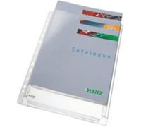 Leitz Réf 47188 Pochette perforée à soufflet Transparent A4 Lot de 5 (Import Royaume Uni)
