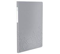 Leitz Reliure Protège-Documents A4, 20 Pochettes, Capacité 40 Feuilles, Pochettes Transparentes, Gris, Urban Chic, 46510088