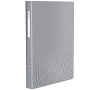 Leitz Reliure Protège-Documents A4, 80 Pochettes, Capacité 160 Feuilles, Pochettes Transparentes, Gris, Urban Chic, 46 520 088