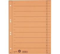 Leitz separator 16580045 A4 230g carton orange 100 pcs/pack.
