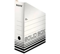 Leitz Solid 4607 4607-00-01 Porte-revues DIN A4 blanc, noir Carton