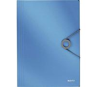 Leitz Solid Chemise étirable d'angle, PP, pour env. 150 feuilles, A4, bleu clair, 45631030