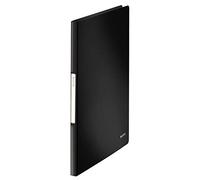 Leitz Solid Lot de 10 porte-vues en polypropylène A4 avec 20 pochettes Noir