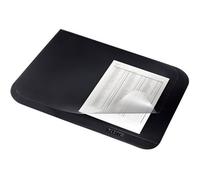 Leitz Sous-main Soft Touch à rabat transparent antidérapant 40 x 53 cm Noir