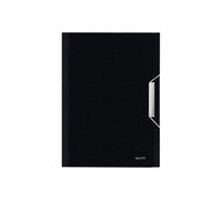 Leitz Style Valisette Extensible 6 Pochettes 6 Positions A4 À Onglets Noir Satin
