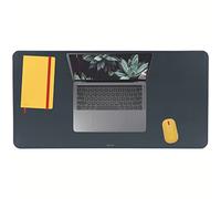 Leitz - Tapis de Bureau Antidérapant, 80 x 40 cm, pour PC / Ordinateurs Portables / Écrans / Clavier / Souris, Gamme Cosy, Gris, 52680089