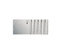 LEITZ Intercalaires en papier de tulle, A-Z, pour 50 classeurs, gris