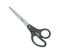 LEITZ Titanium - Ciseaux 180 mm en Acier Inoxydable avec Revêtement Titane, Ciseaux Gauchers & Droitiers, Paire de Ciseaux Multifonctions pour le Bureau & la Maison, 54210089