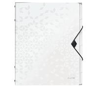 Leitz Chemise De Rangement Wow, A4, Pp, Blance Métallisé 0,000000 Noir