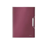 Leitz Trieur ménager Style A4 PP 6 compartiments Rouge grenat